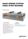 Installation Guideline Mass-Spring System Strip Bearing EN