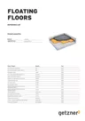 Reference List Floating Floors EN