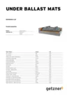 Reference list Under Ballast Mats EN