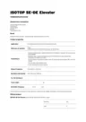 Tender Specification Isotop SE-DE Elevator en