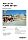 Installation Guideline Acoustic Floor Blocks IT