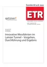 ETR Innovative Messfahrten im Lainzer Tunnel DE