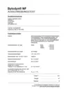 Ausschreibungstext Sylodyn NF DE
