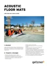 Installation Guideline Acoustic Floor Mat IT