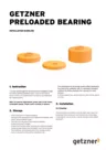 Installation Guideline Preloaded Bearing EN