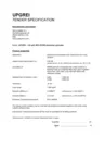 Tender Specification UPGREI EN