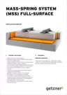 Installation Guideline Mass-Spring System Full-Surface EN