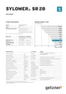 Data Sheet Sylomer SR 28 EN