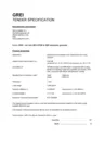 Tender Specification GREI EN