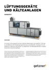 Measurement report Air-handling units and refrigeration systems DE