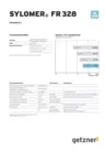Data Sheet Sylomer FR 328 DE