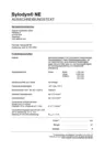 Ausschreibungstext Sylodyn NE DE