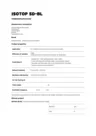 Tender Specification Isotop SD-BL en