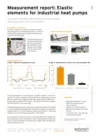 Measurement report Elastic elements for industrial heat pumps EN
