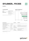Data Sheet Sylomer FR 355 DE