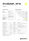 Data Sheet Sylodamp SP 10 DE